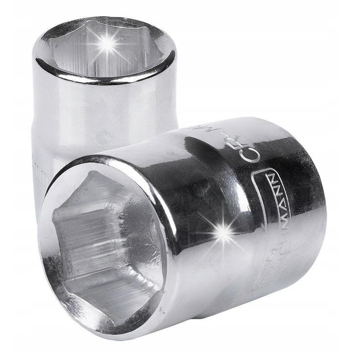 Nasada 6-katna RICHMANN 3/4" 65mm, din otel cromovan, rezistenta la temperaturi ridicate