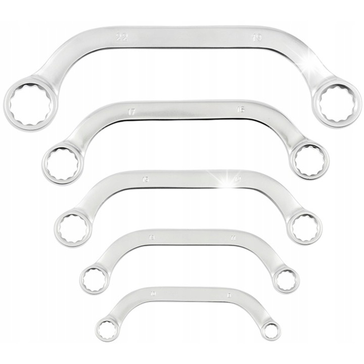 Set chei ochi tip C 8x10mm-19x22mm 5 buc HOGERT