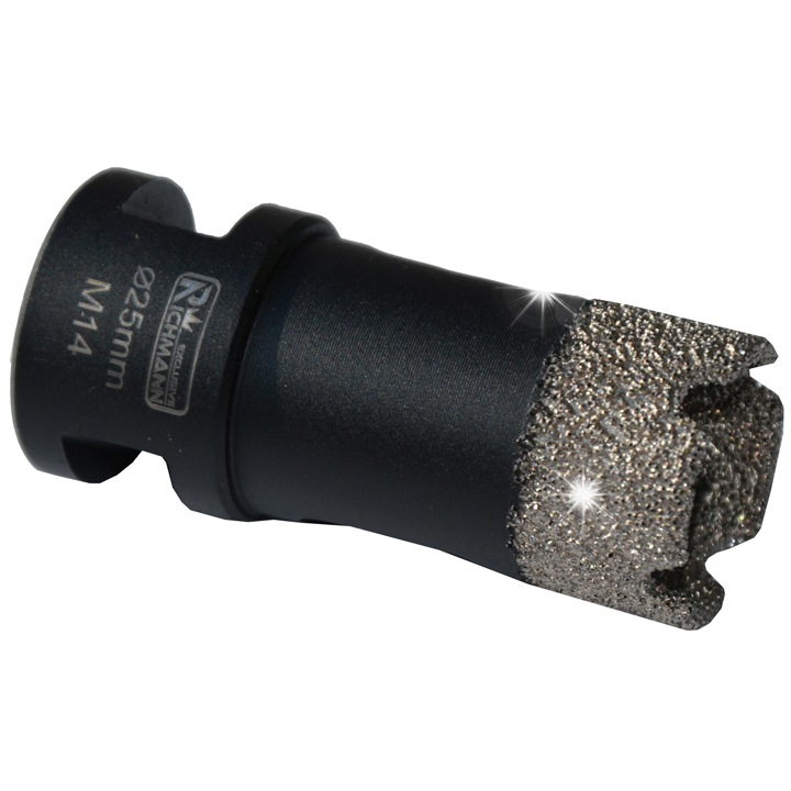 Burghiu diamantat Richmann 25mm M14, pentru gresie si glazura, 40x60mm