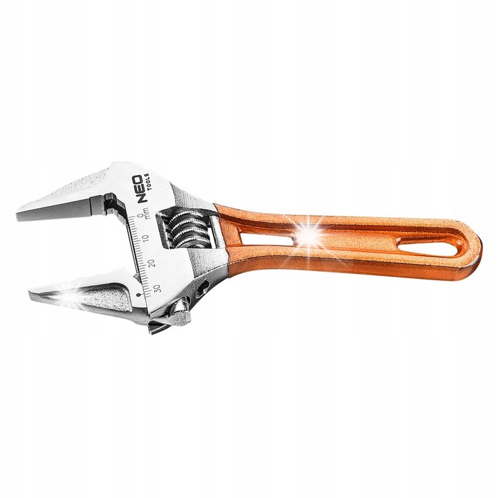 Cheie reglabila NEO 139 mm, 0-32 mm, din otel crom-vanadiu, antiderapant