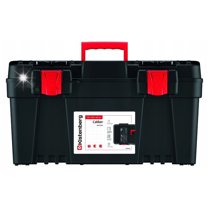 Kistenberg Caliber KCR6030 szerszámosláda, 60x28,5x32cm, 21kg kapacitás, belső rendszerezők