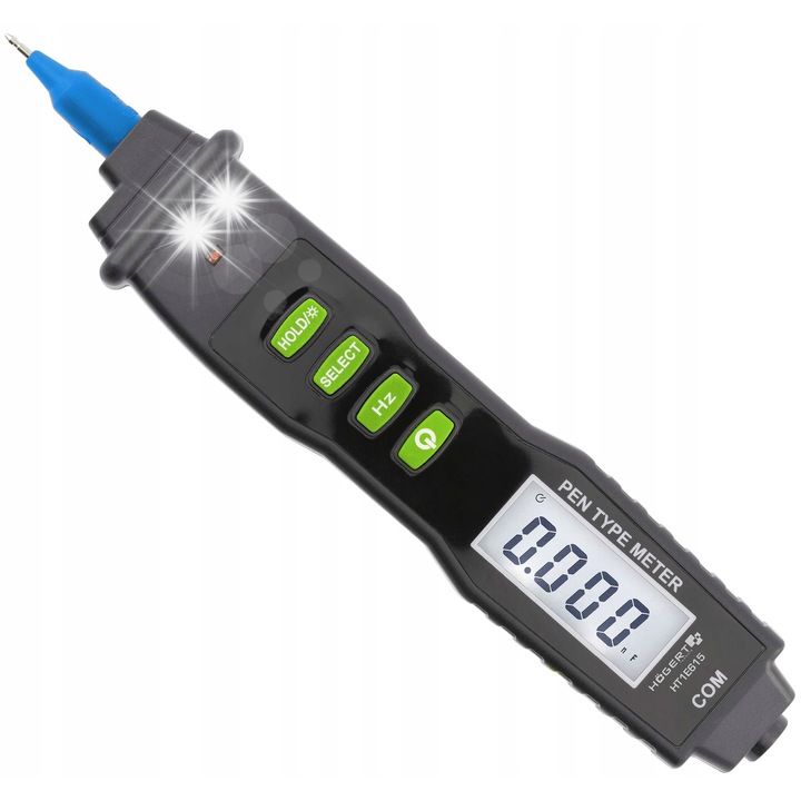Hogert Technik HT1E615 digitális univerzális mérőműszer, FULL-SMART technológia, AC/DC mérés 600V-ig, kapacitás 4mF, frekvencia 4mHz