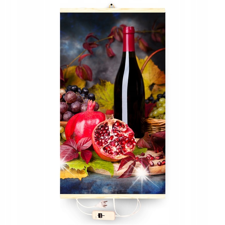 Panou de incalzire pe infrarosu Trio, 430W, 100x57cm, decorativ, pentru perete