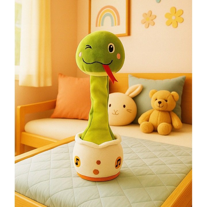 Jucarie de plus, Gotel, sarpe dansator interactiv, 38 cm