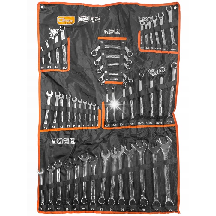 Set chei plasko-ocelare Corona C6347, 47 piese, diverse dimensiuni, multicolor