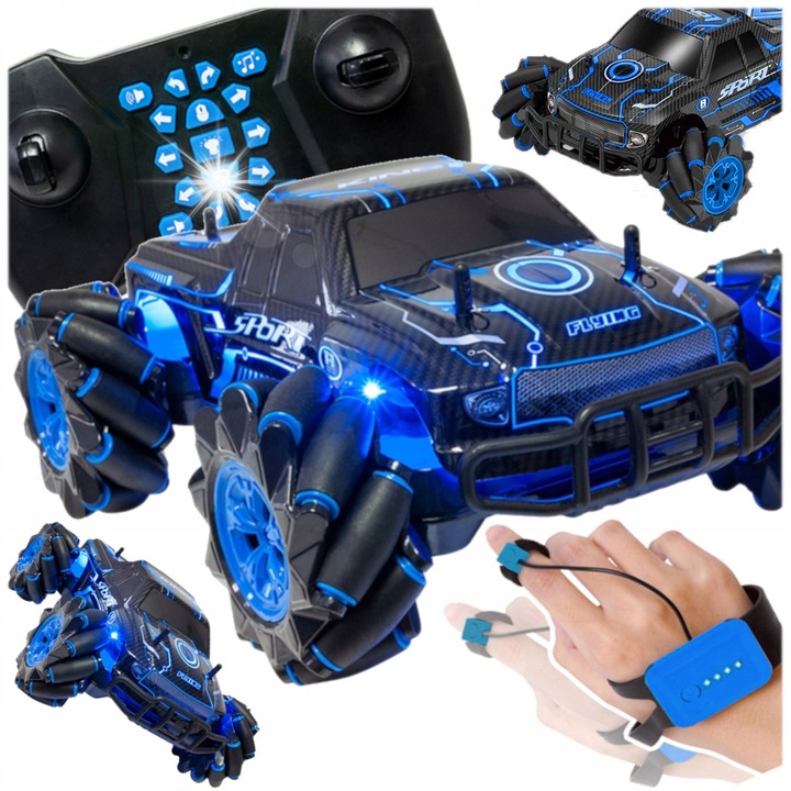 Masinuta RC Stator 4x4, controlata de la distanta, culoare multicolor, dimensiuni mari