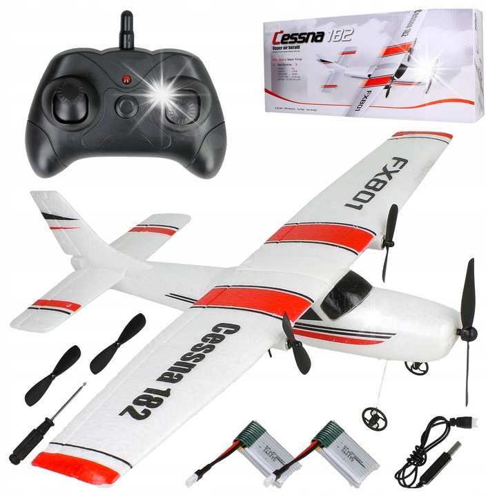 Avion RC Cessna 182, Stator, zbor cu telecomanda, 2,4G