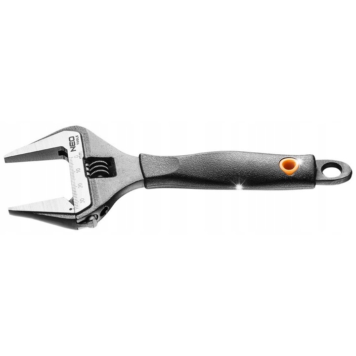 Neo Tools állítható kulcs 250mm 0-50mm, CrV acél, ergonómikus fogantyú, olajálló