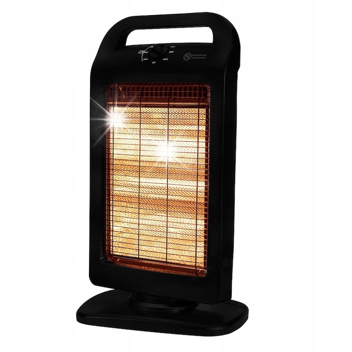 NEO 400/800/1200W halogén hősugárzó, 31.5x22x58cm, oszcilláló, 1.8kg