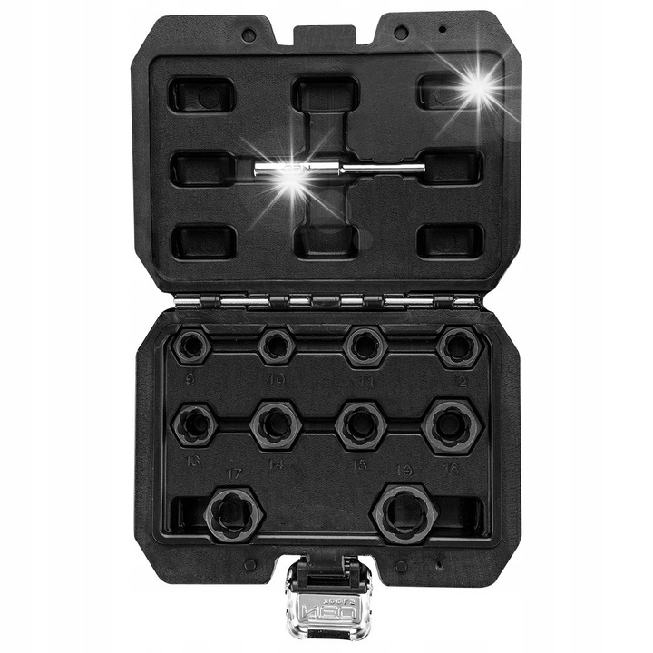 Set 11 chei pentru Desfacerea Suruburilor, Neo Tools, negru