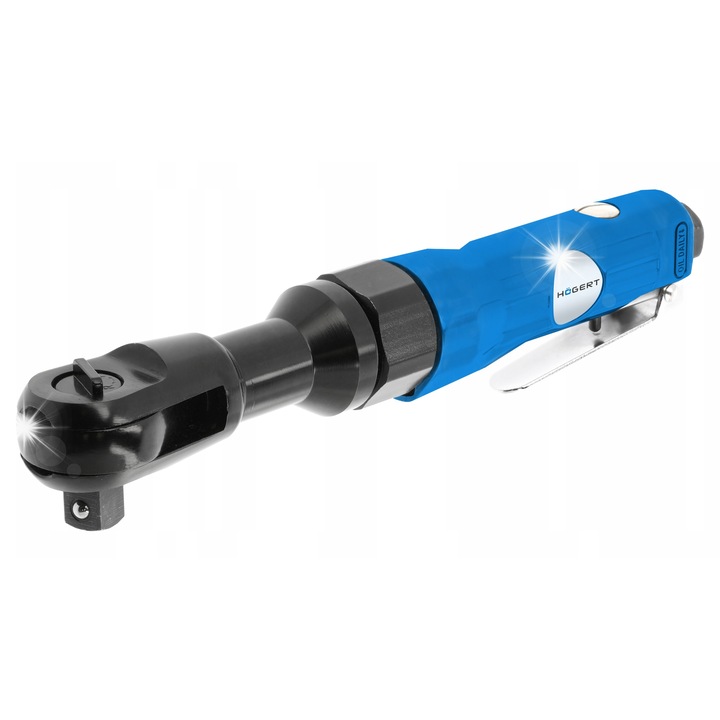 Cheie pneumatica 1/2", Hoegert Technik, 61Nm, 262mm, 90 PSI, negru/albastru