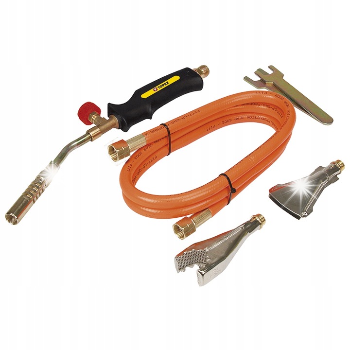 Set de lipit Topex, 2kW, 3 arzatoare, 1850°C, 1.5m