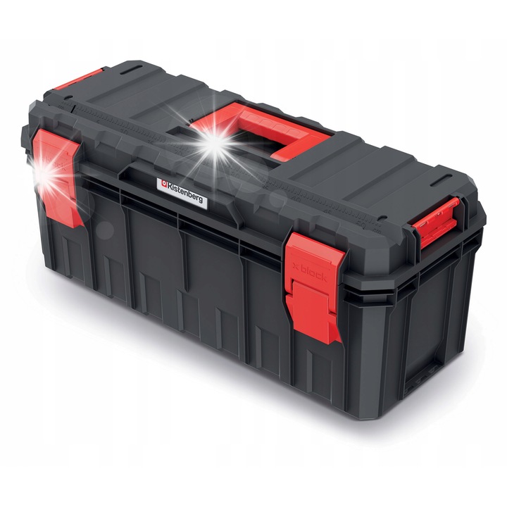 Skrzynka narzedziowa modulara Kistenberg KXS6530, 30 kg, 65x28x31cm, impermeabila, cu compartimente demontabile