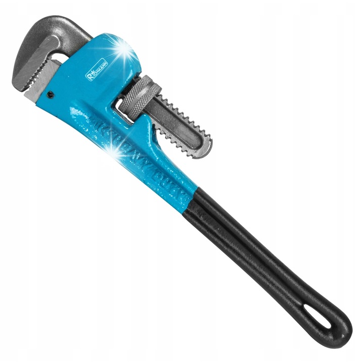 Cheie ajustabila pentru tevi Stillson 600 mm Richmann, maner ergonomic, rezistent la coroziune