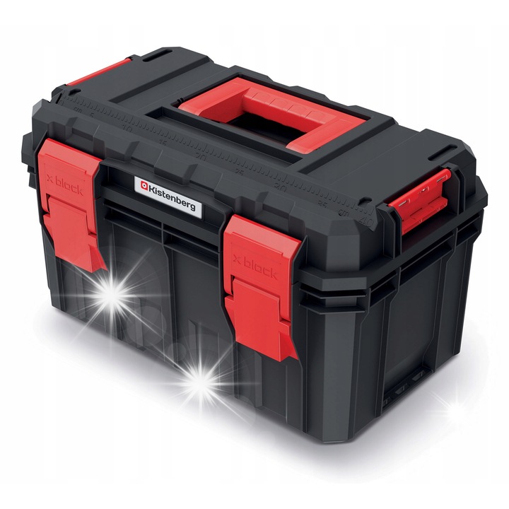 Skrzynia narzedziowa Kistenberg KXS4530, 450x280x264mm, impermeabila, cu manere si compartimente demontabile