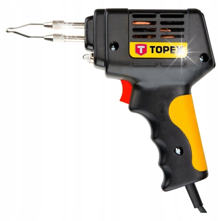 Pistol de lipit, TOPEX, 100W, 48mm, 400°C, 230V, negru/galben