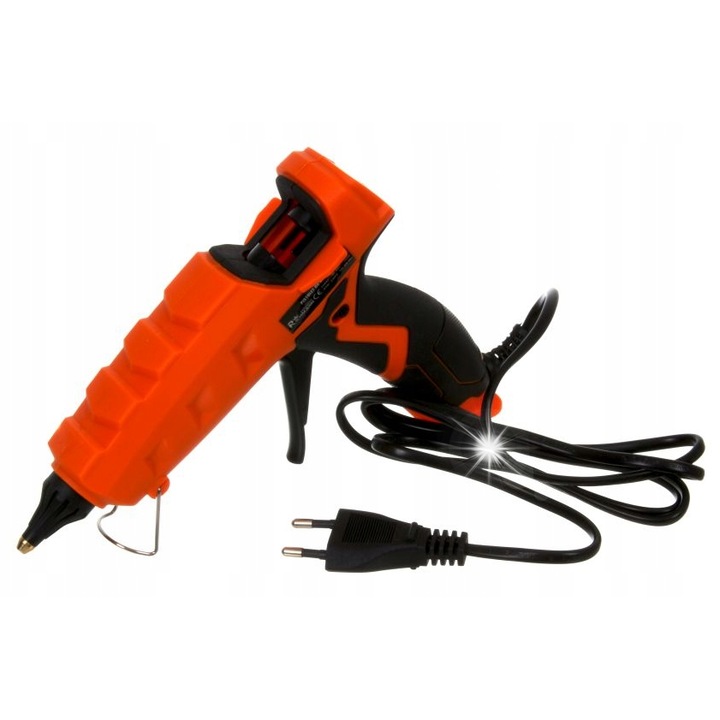 Pistol de lipit, 100W, Richmann, 11 mm, temperatura 190-220C, cu maner cauciucat, set