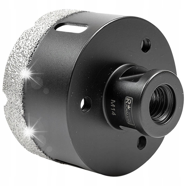 Otwornica diamantata Richmann 68mm M14, pentru gres, ceramica, granit, marmura, set