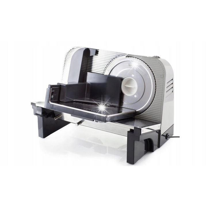 Masina de feliat paine si mezeluri, SMAPP 493.5, 300W, 0-15mm, 25x27x37cm, argintiu/negru