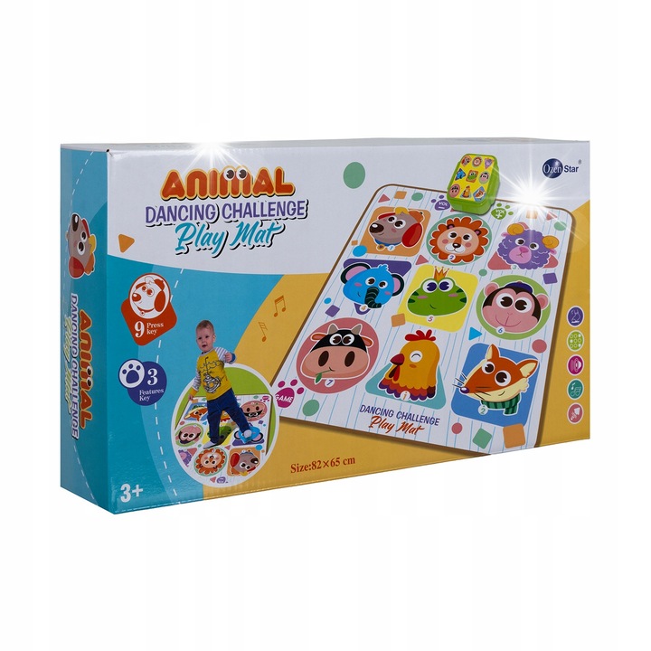 Jucarie interactiva Kruzzel, mata muzicala pentru dans, 26547, multicolor, pentru copii