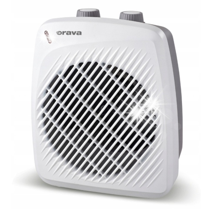 Hősugárzó, Orava VL-204, 1000W/2000W, fehér, 20x26x14cm