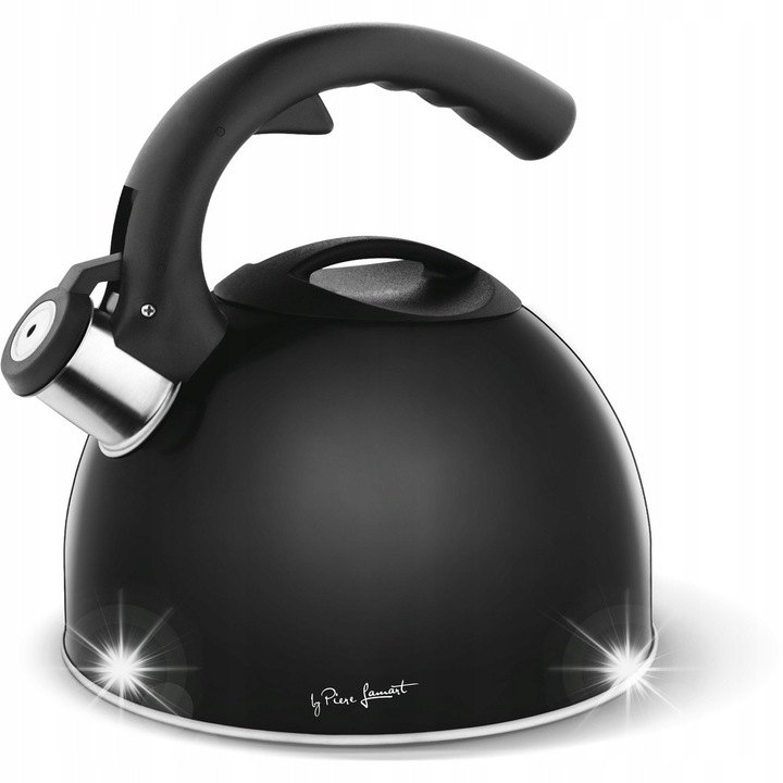 Ceaun, Lamart, 3L, negru, 20x20x22.5cm