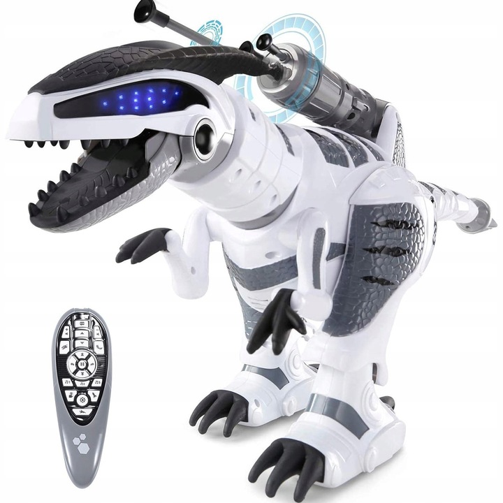 Robot dinozaur T-Rex, ACR, cu telecomanda, muzical, 3 ani+