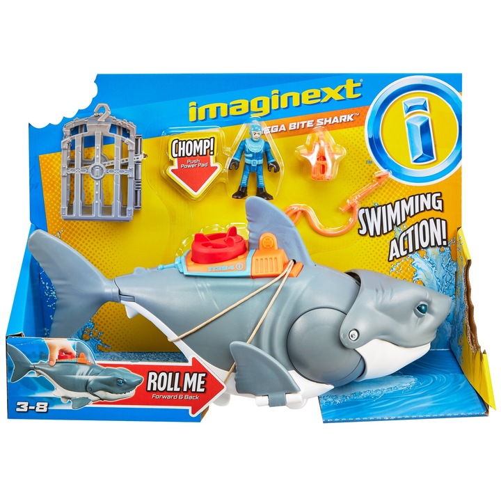 Jucarie interactiva, Imaginext, set complet, Multicolor