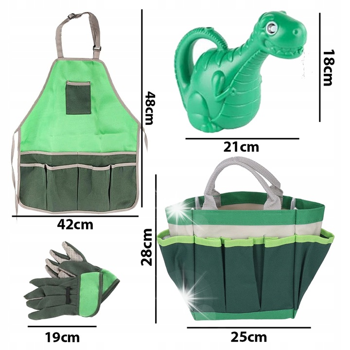 Set joaca gradinarit, Stator, unelte, sac, stropitoare, sapca