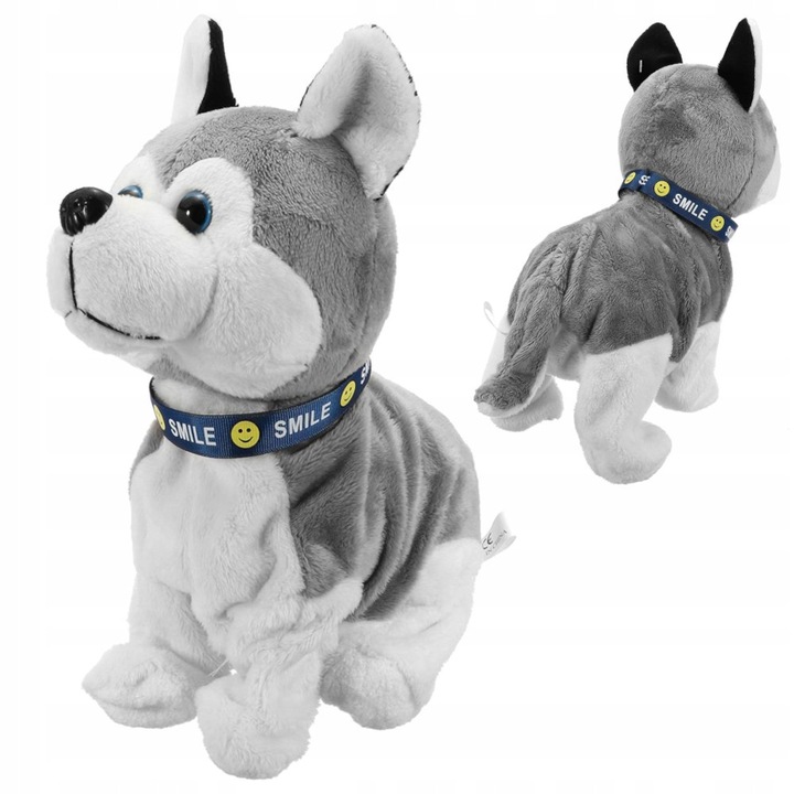 Интерактивно куче хъски, Stator, реагира на допир, 26x11x24cm