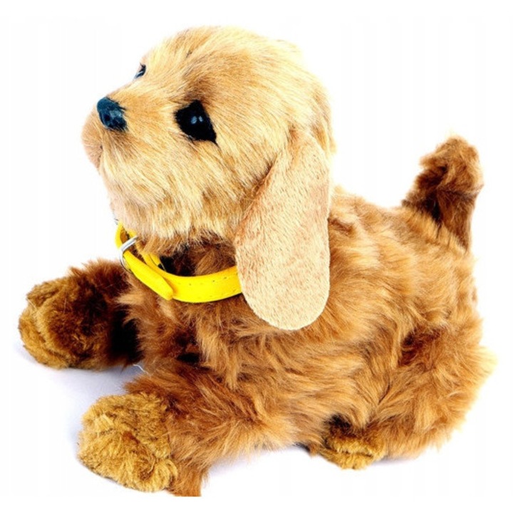 Интерактивно куче Norimpex, шпаньол, реагира на допир, реалистични звуци, 23x22x11см