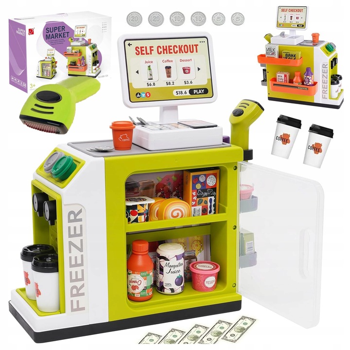 Expressz kávékészlet gyerekeknek, Stator, többszínű