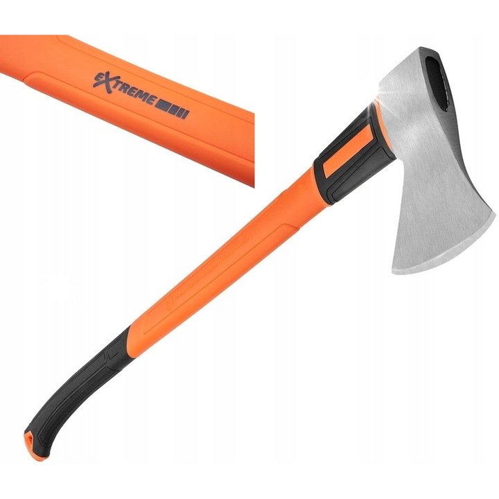 Secure NEO 1250g, trunchi din fibra de sticla, maner guma, pentru lucrari de gradinarit, portocaliu/negru