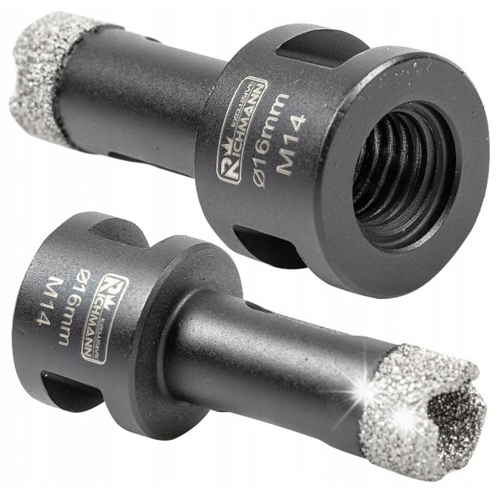 Set burghie diamantate RICHMANN 16mm, pentru gresie, ceramica, granit, 40x60mm