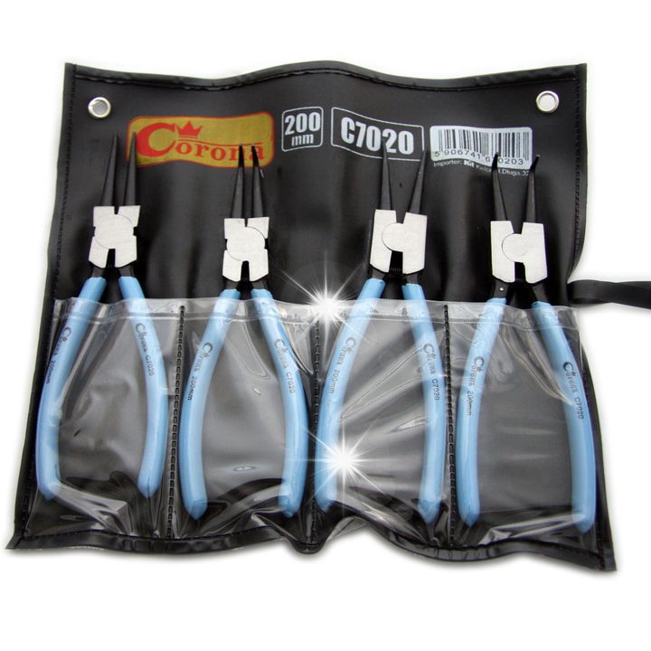 Set de 4 clesti RICHMANN pentru inele Segera, 250mm, cromat, antiderapant