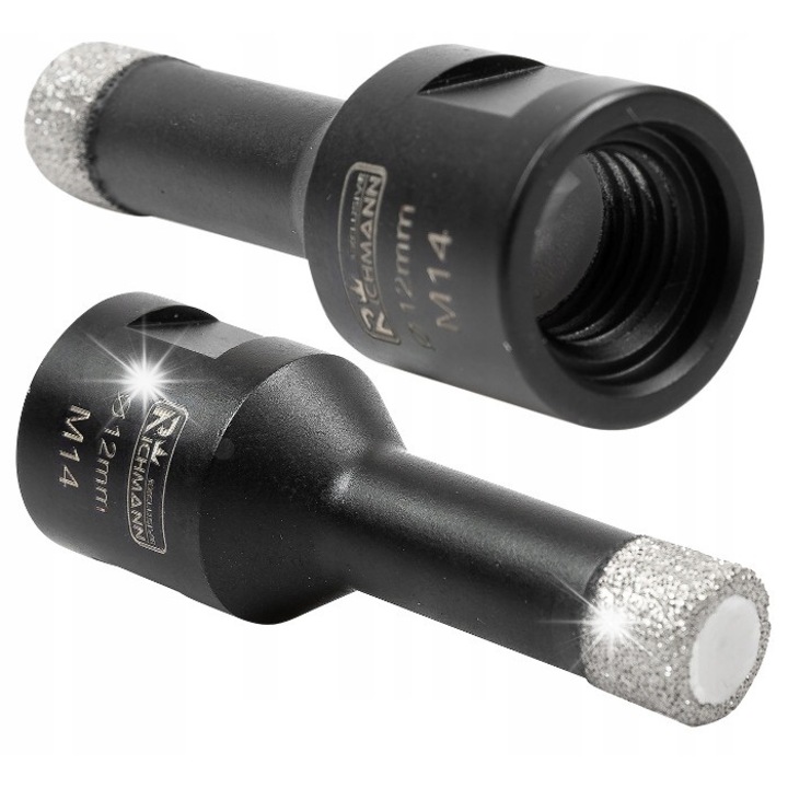 Set de burghie diamantate RICHMANN 12mm, M14, pentru gresie, ceramica, granit, 35x60mm