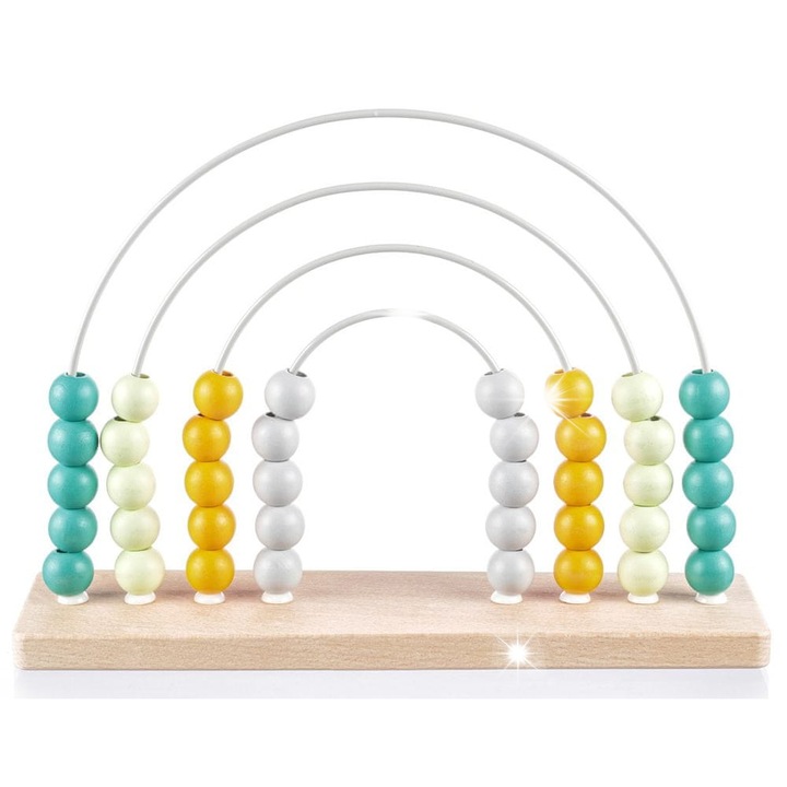 Zopa fa számológép, 1 darabos készlet, érzékszervi színek, készségfejlesztés, 30x15cm