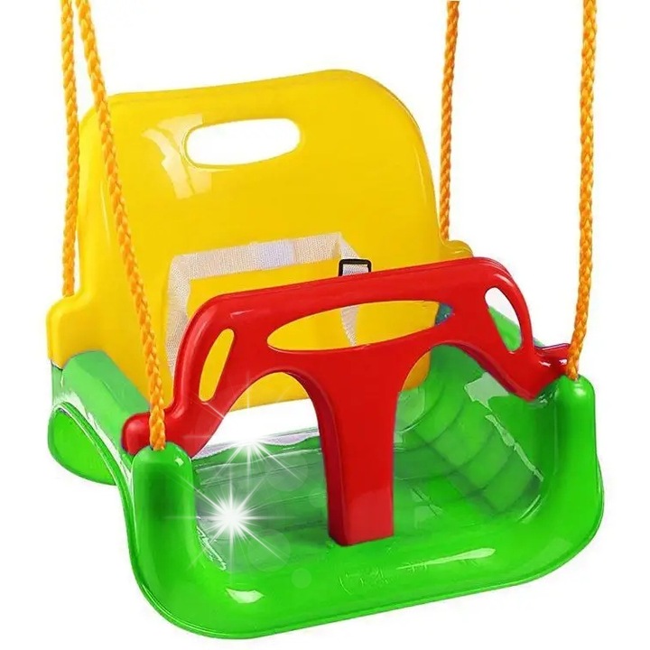 Детска люлка Verk Group 3 в 1, зелена, 43x35x38cm