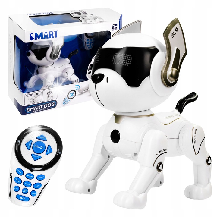 Интерактивен робот играчка, click4TOYS, куче, множество функции, 20x22x11,5см, многоцветен