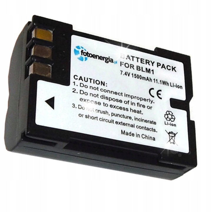 Acumulator Fotoenergia BLM-1, 1500 mAh, 7,4 V, Li-ion, compatibil cu incarcatoare Olympus