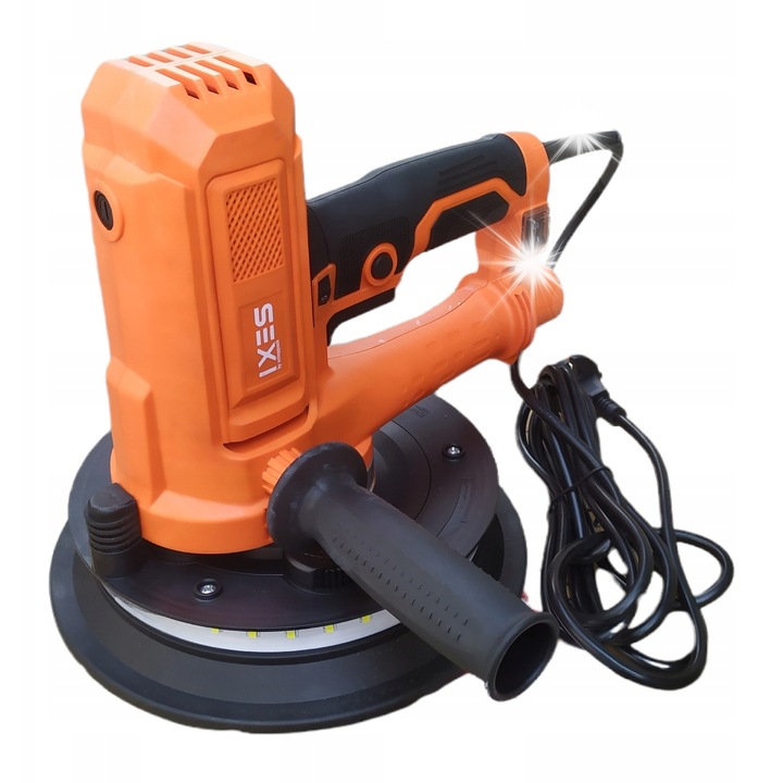 AL-FA ALDWS15 csiszoló, 1500W, 1400-2700 ford./perc, vízálló, LED, USB, 180mm