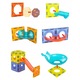 Комплект за изграждане click4TOYS, 75 елемента, панели, ярки цветове, 3+ години