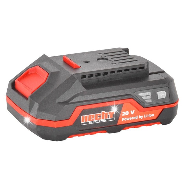 Acumulator Li-Ion, Cedrus, 2Ah, 20V, cu indicator LED, negru/portocaliu