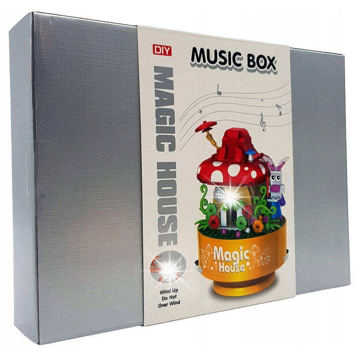 Комплект за изграждане на музикална кутия Ultimar, 338 елемента, многоцветен, 30x22x6см