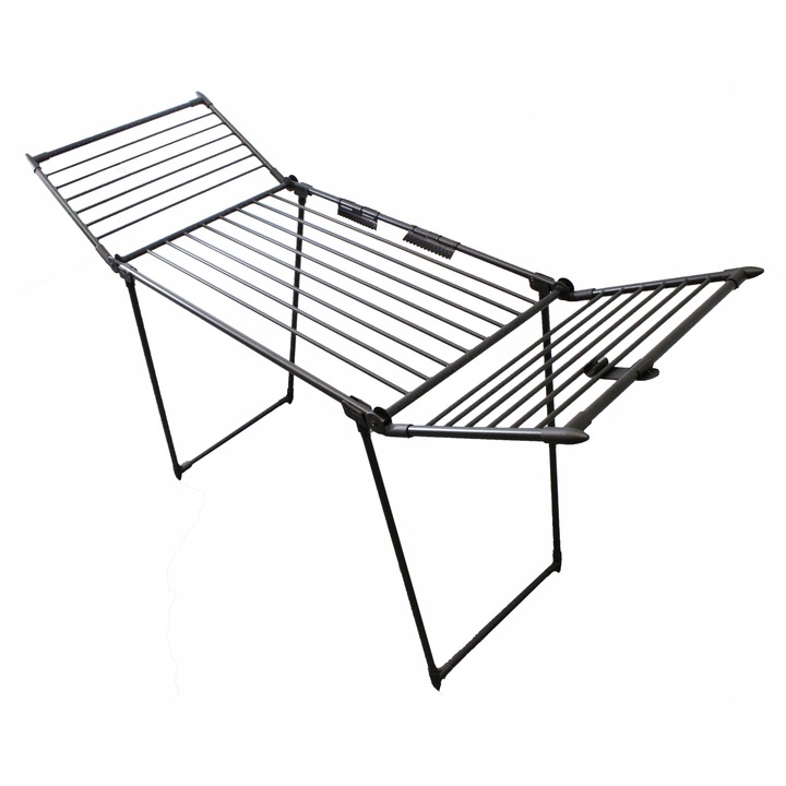 BRUNBESTE ruhaszárító, 2 szint, 19m szárítási felület, fekete, 174x61x106cm