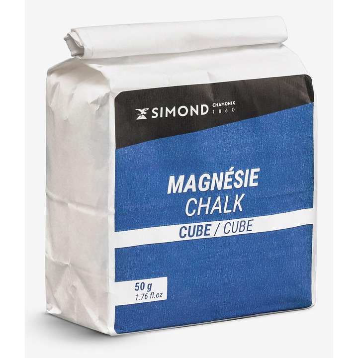 Куб магнезий Simond 50 г за катерене в зала, на скали и боулдъринг