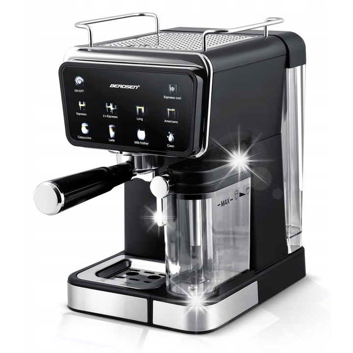 Espressor, Berdsen, 20 bar, 1350W, Negru