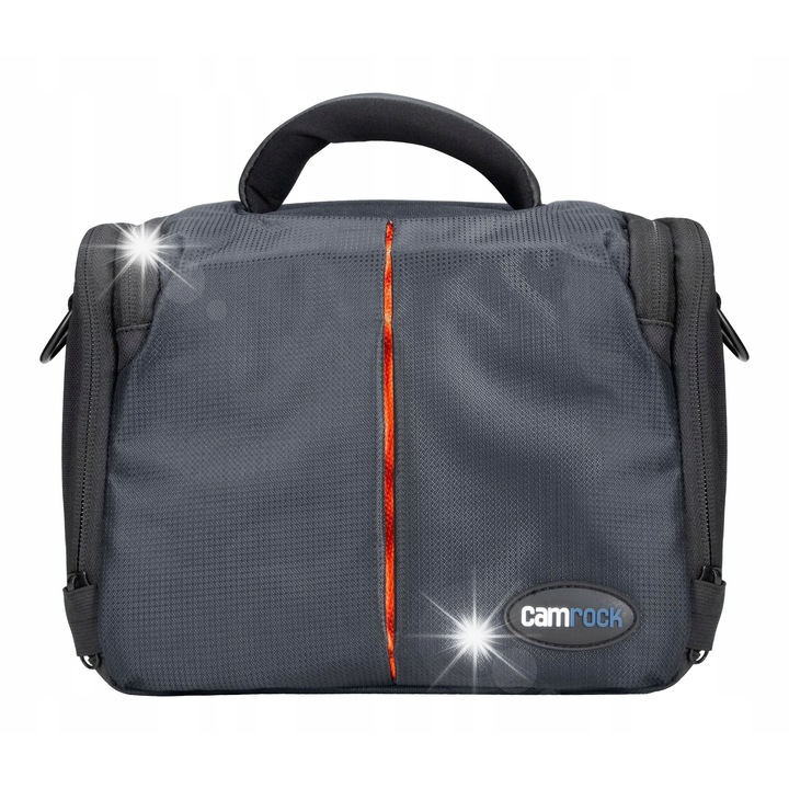 Geanta foto Camrock Cube R30, 22x30x19cm, neagra, cu curea reglabila