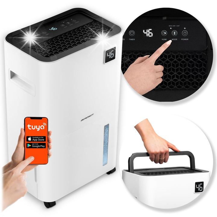 Berdsen párátlanító 20L/24h, higrosztát, időzítő, Wi-Fi