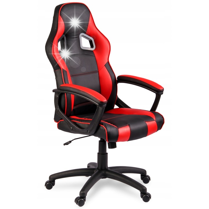 Sofotel gamer szék, magas, nyaktámasszal, állítható, TILT mechanizmus, fekete, 15kg